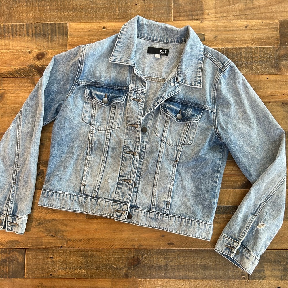 Kut from the Kloth Julia Denim Jacket, Large